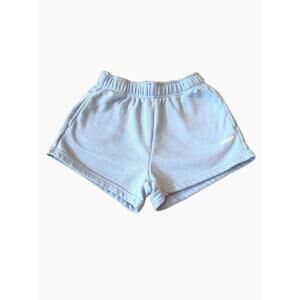 Roots Girls' "Summer Cloud" Fleece Shorties Powder Blue Size 8